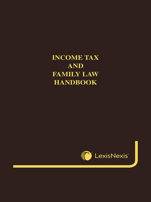 cover image of Income Tax and Family Law Handbook